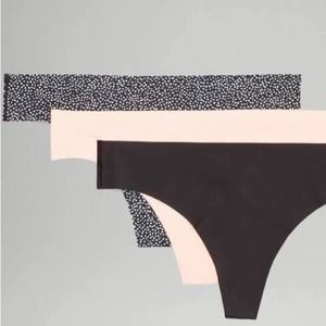 Lululemon | InvisiWear Mid Rise Thong Underwear 3 Pack